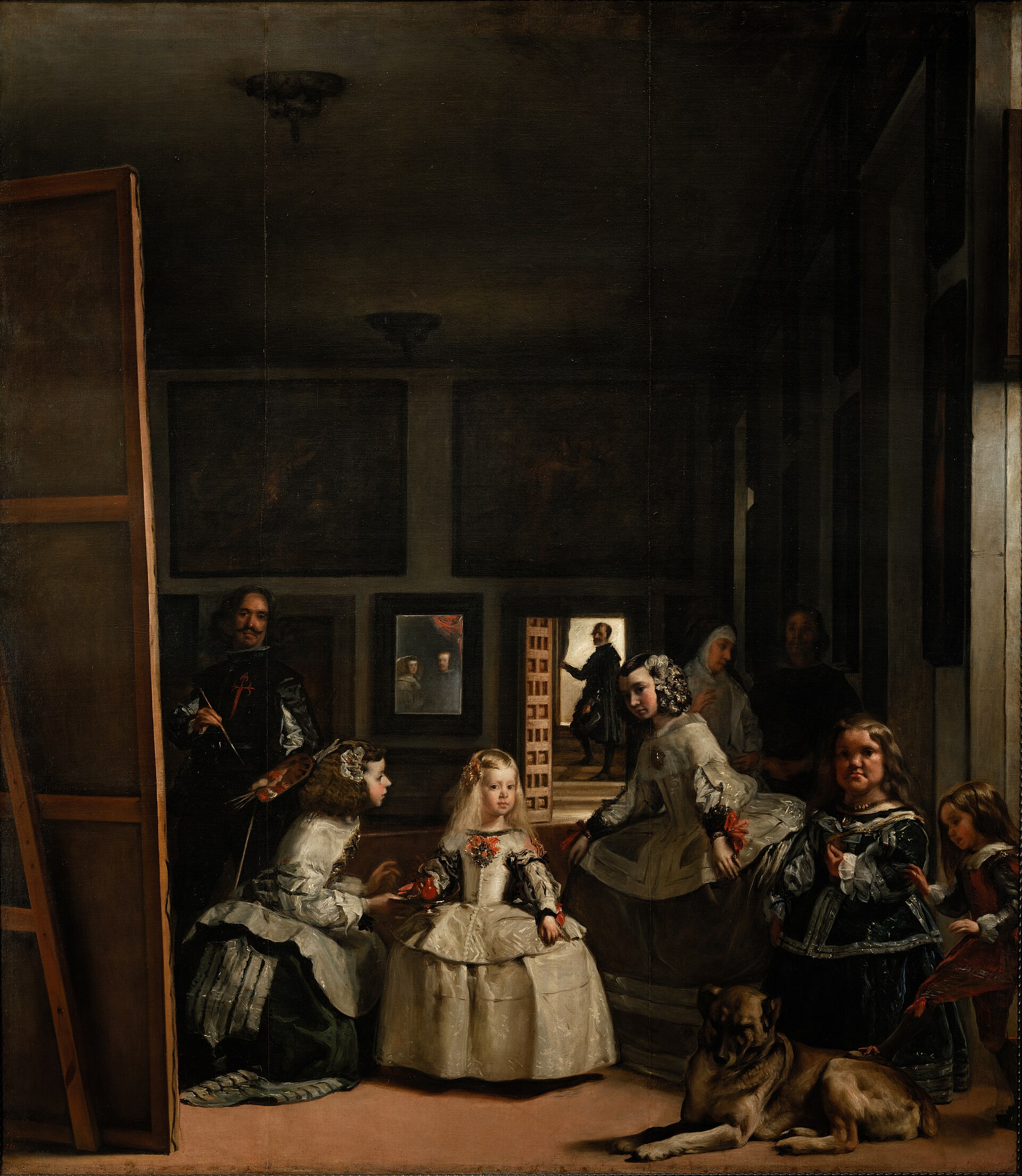 『ラス・メニーナス（女官たち）』　ディエゴ・ベラスケス　1656年　油彩・キャンバス　318×276cm　プラド美術館所蔵
