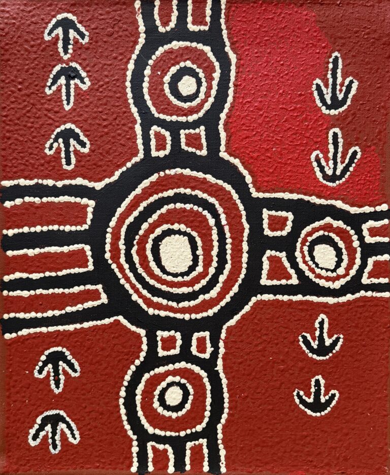 アボリジナルアートとは～オーストラリア先住民が約6万5千年受け継ぐ世界観が現代絵画に～を解説