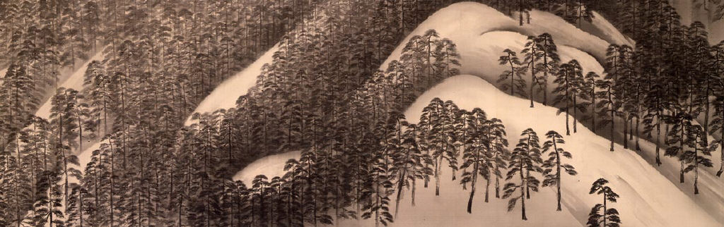 横山大観《生々流転》（部分）1923年、墨画・絹本、画巻、55.3×4070.0cm、重要文化財、東京国立近代美術館蔵
