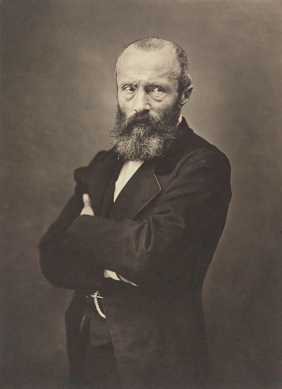 テオフィル・トレ=ビュルガーの肖像写真 1865年頃 撮影:ナダール