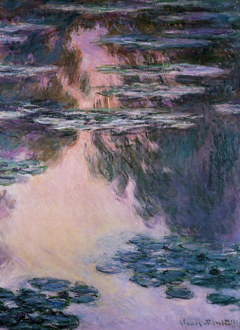 『睡蓮の池』　クロード・モネ　1907年　油彩・キャンバス　100.6×73.5cm　アーティゾン美術館所蔵