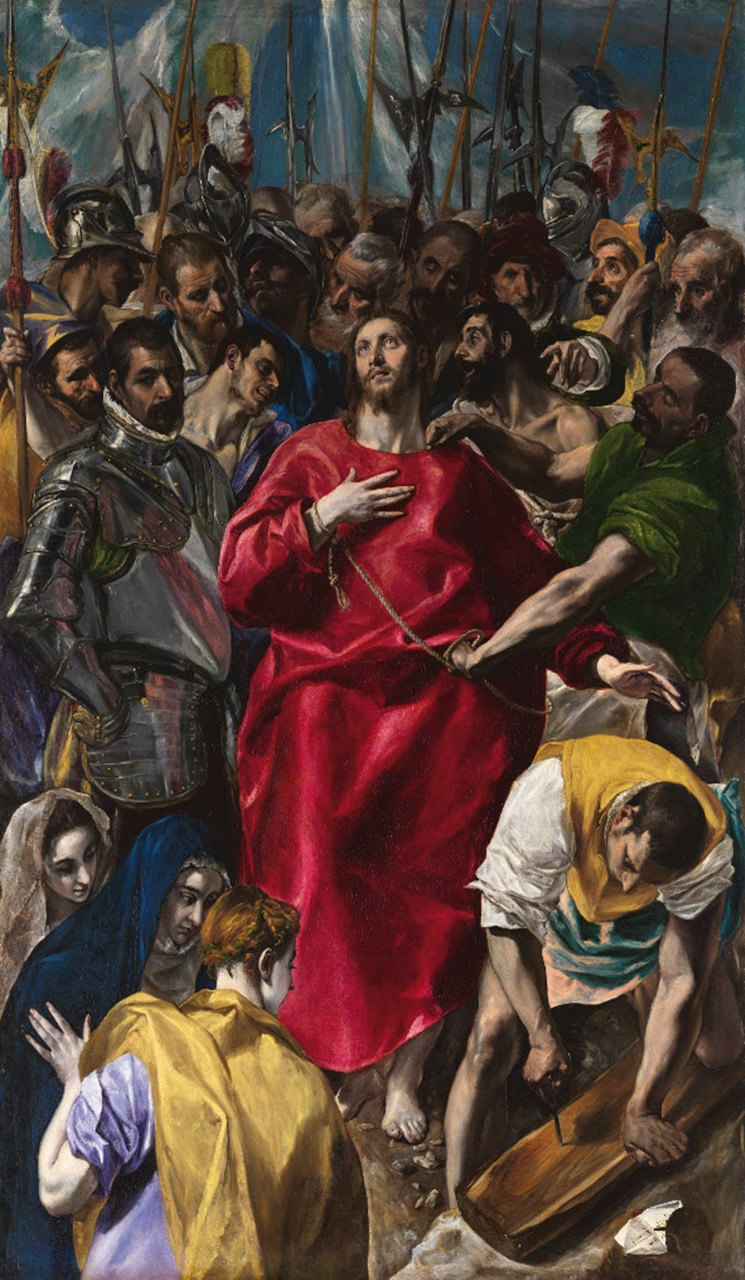 『聖衣剥奪』　エル・グレコ　1577–1579年　油彩・キャンバス　285×173cm　トレド大聖堂所蔵