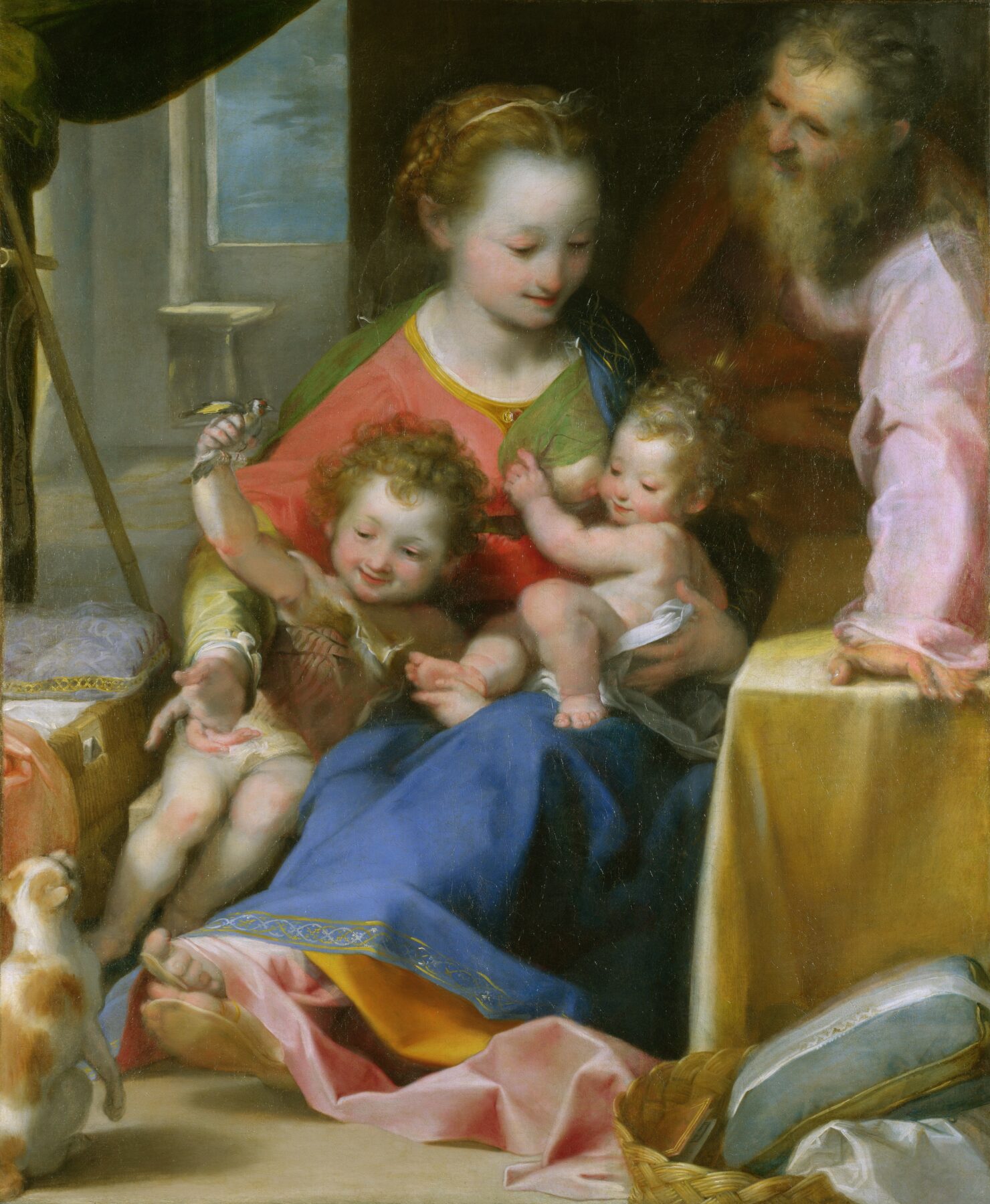 『猫の聖母』 フェデリコ・バロッチ 1575年 油彩・カンヴァス ナショナル・ギャラリー、ロンドン