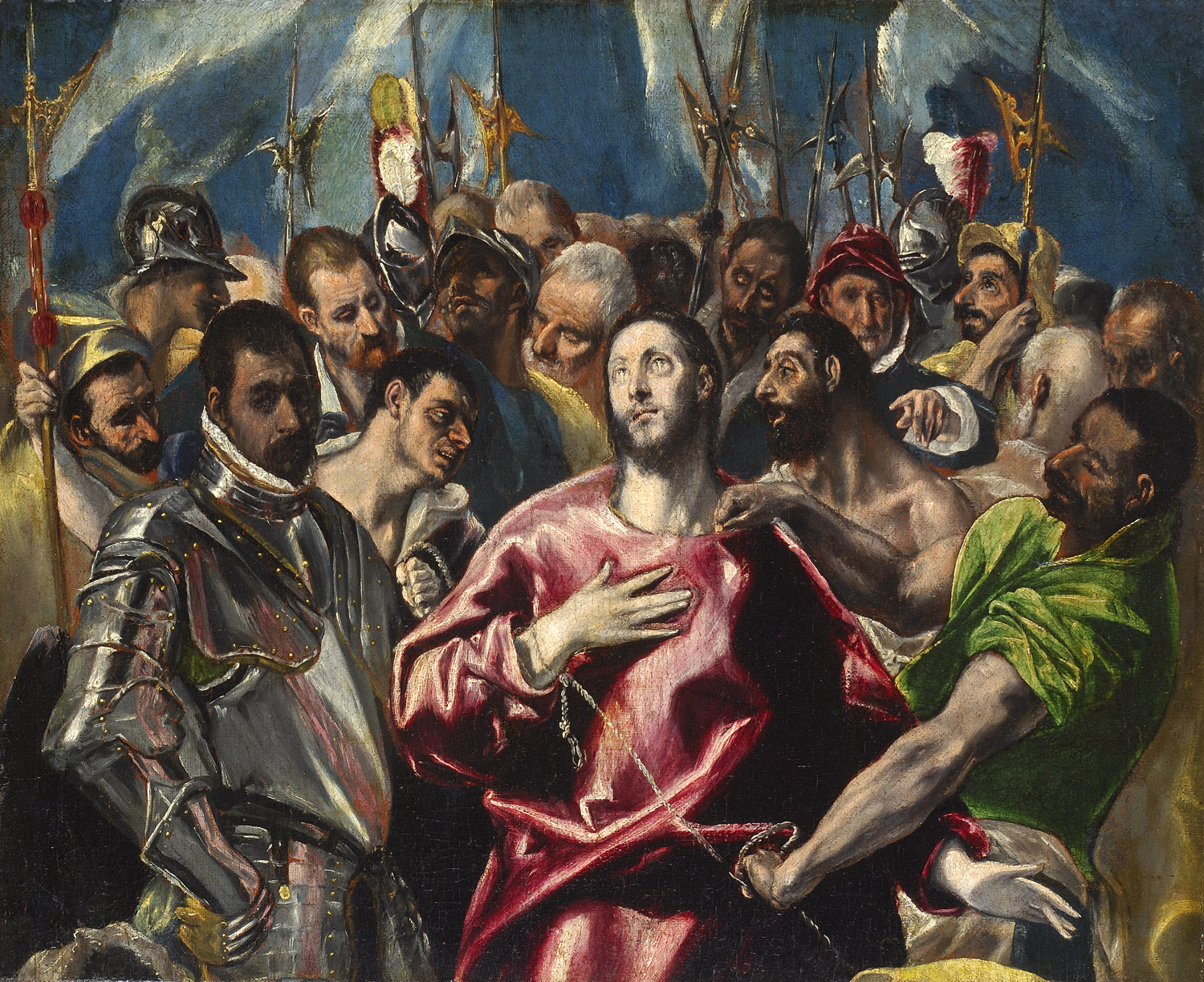 《聖衣剥奪》 1581-1585 リヨン美術館所蔵 『聖衣剥奪』　エル・グレコ　1581–1585年頃　油彩・キャンバス　リヨン美術館所蔵