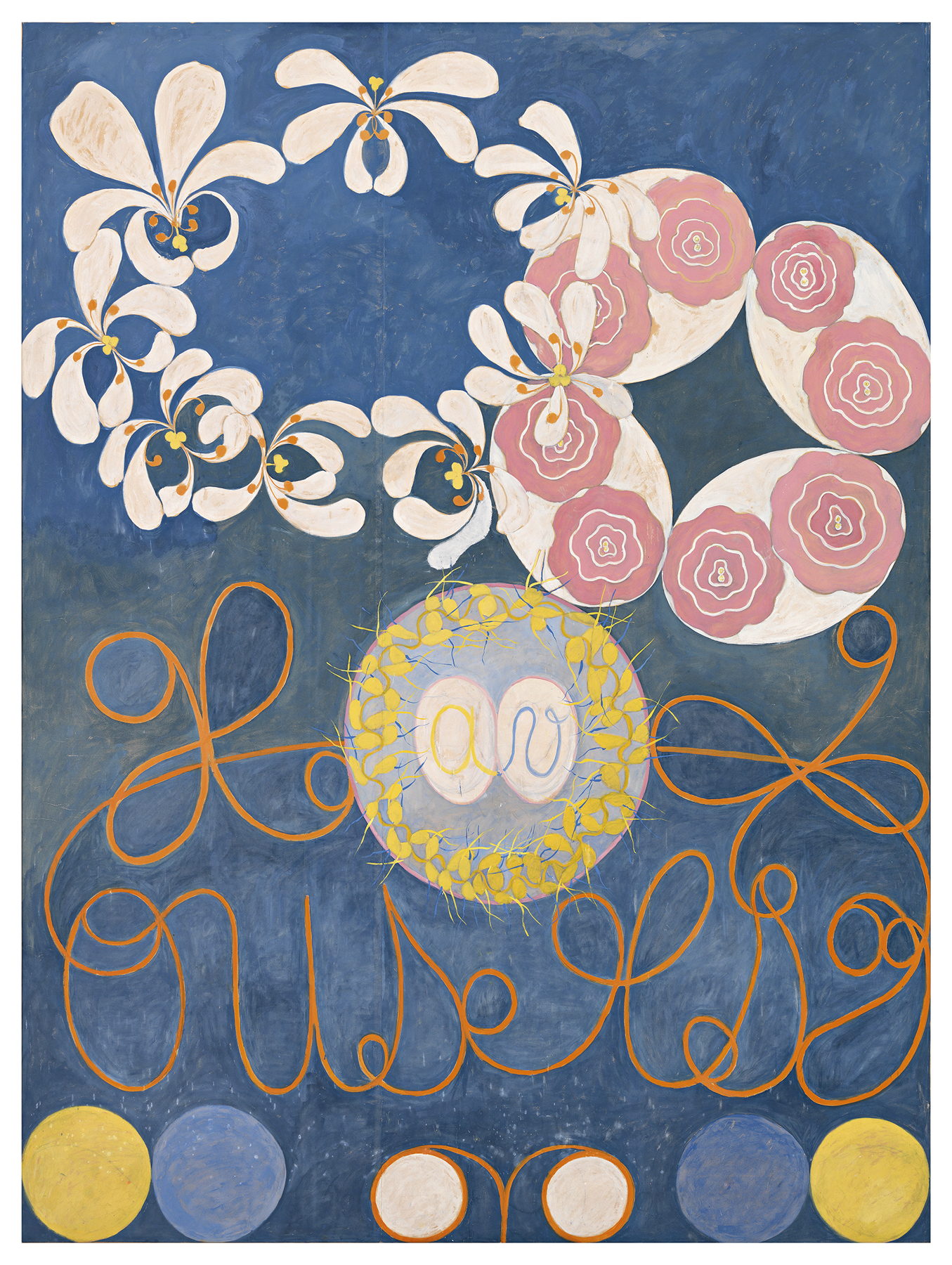 ヒルマ・アフ・クリント《The Ten Largest No. 1, Childhood》1907年、テンペラ・紙、ヒルマ・アフ・クリント財団蔵