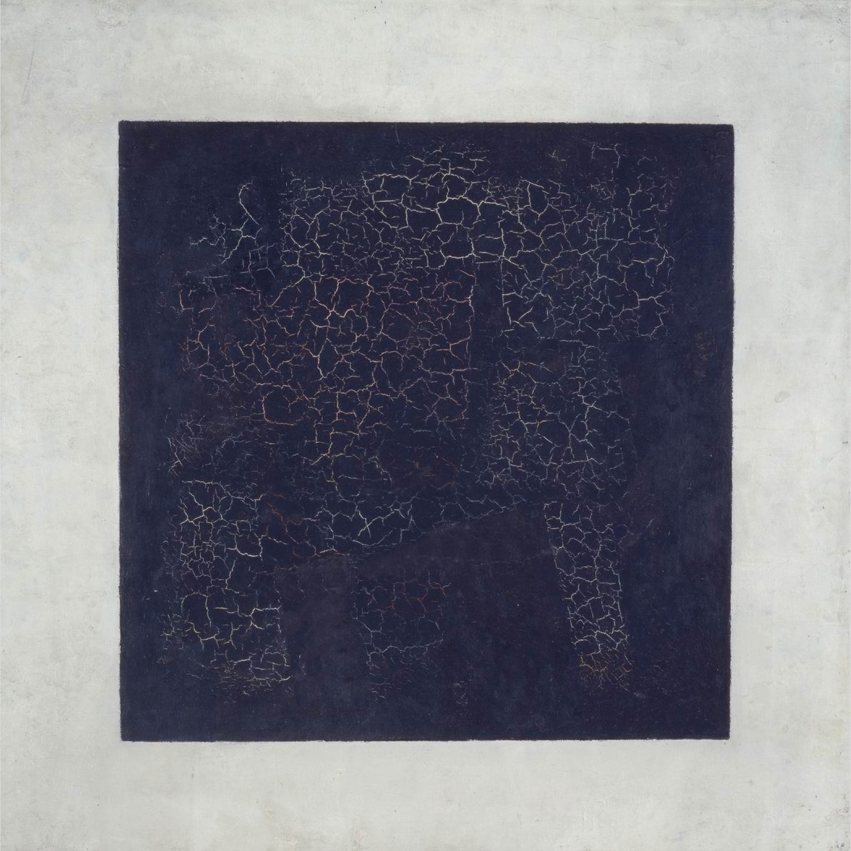 『黒の正方形』 カジミール・マレーヴィチ 1915年 油彩・リネン 79.5×79.5cm トレチャコフ美術館所蔵