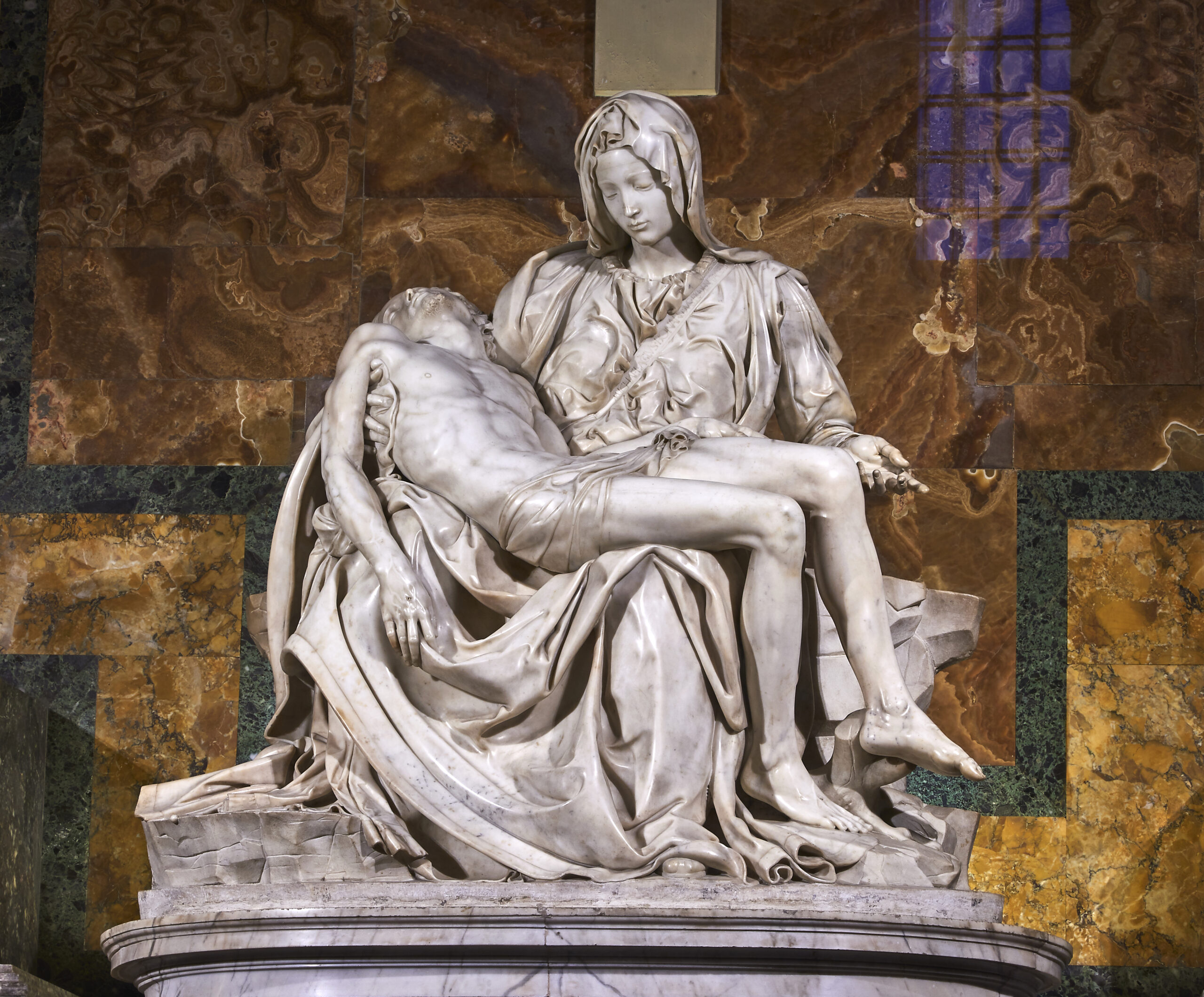 『ピエタ』 ミケランジェロ 1498–1499年頃 大理石 174×195×69cm サン・ピエトロ大聖堂所蔵