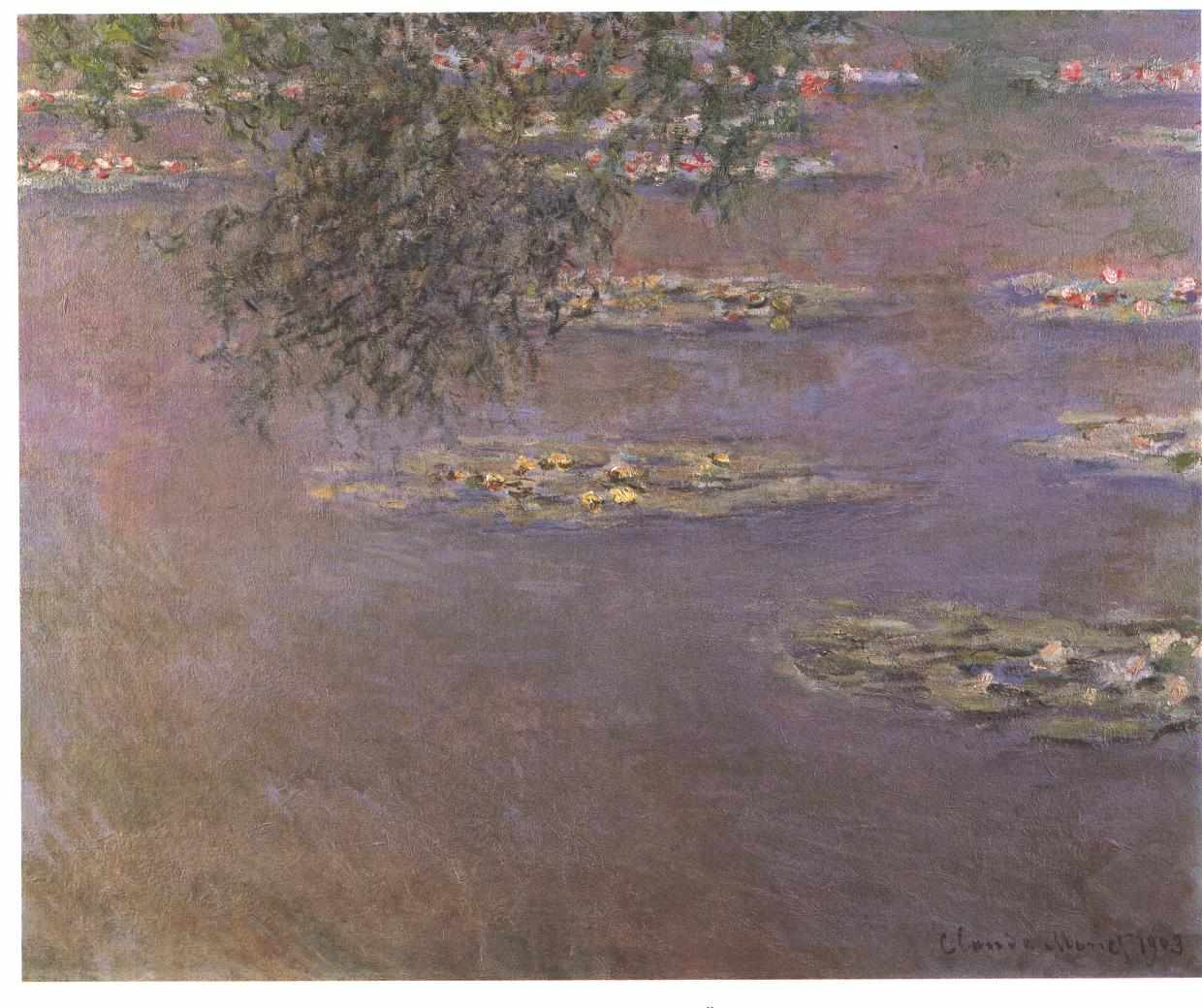 『睡蓮』　クロード・モネ　1903年　油彩・キャンバス　81.5×100.5cm　アーティゾン美術館所蔵