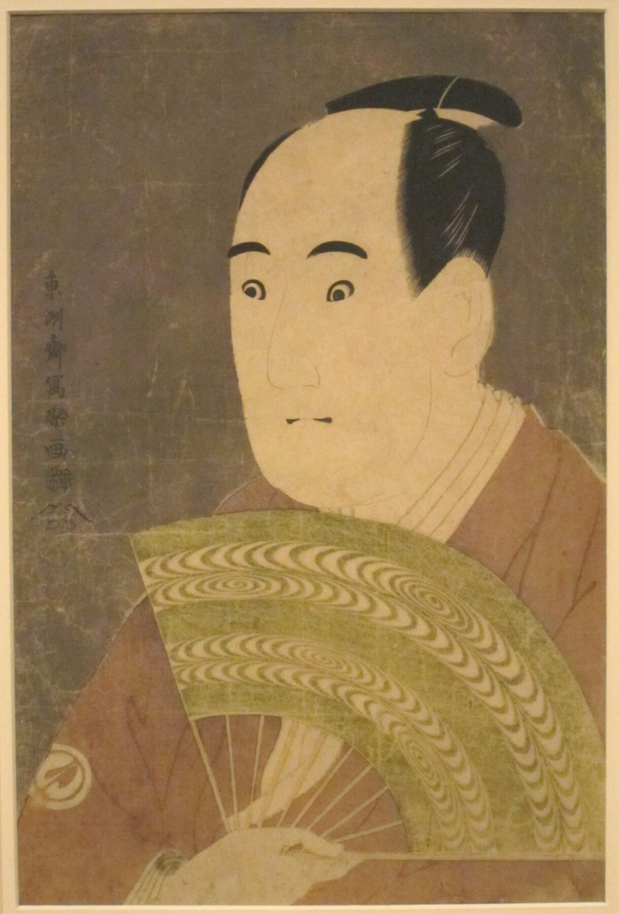 『三代目澤村宗十郎の大岸蔵人』 東洲斎写楽 1794年(寛政6年) 木版画(大首絵・錦絵) 歌舞伎『花菖蒲文禄曽我』より ホノルル美術館所蔵