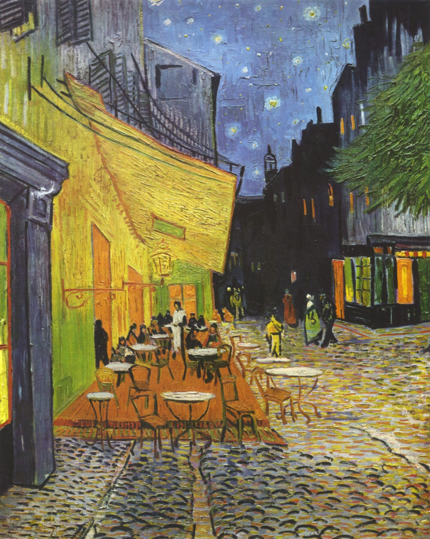 『夜のカフェテラス』 フィンセント・ファン・ゴッホ 1888年 油彩・キャンバス 81×65.5cm クレラー＝ミュラー美術館所蔵