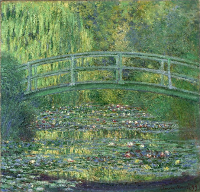 『睡蓮の池』 クロード・モネ 1899年 油彩・キャンバス 88.6×91.9cm ポーラ美術館所蔵