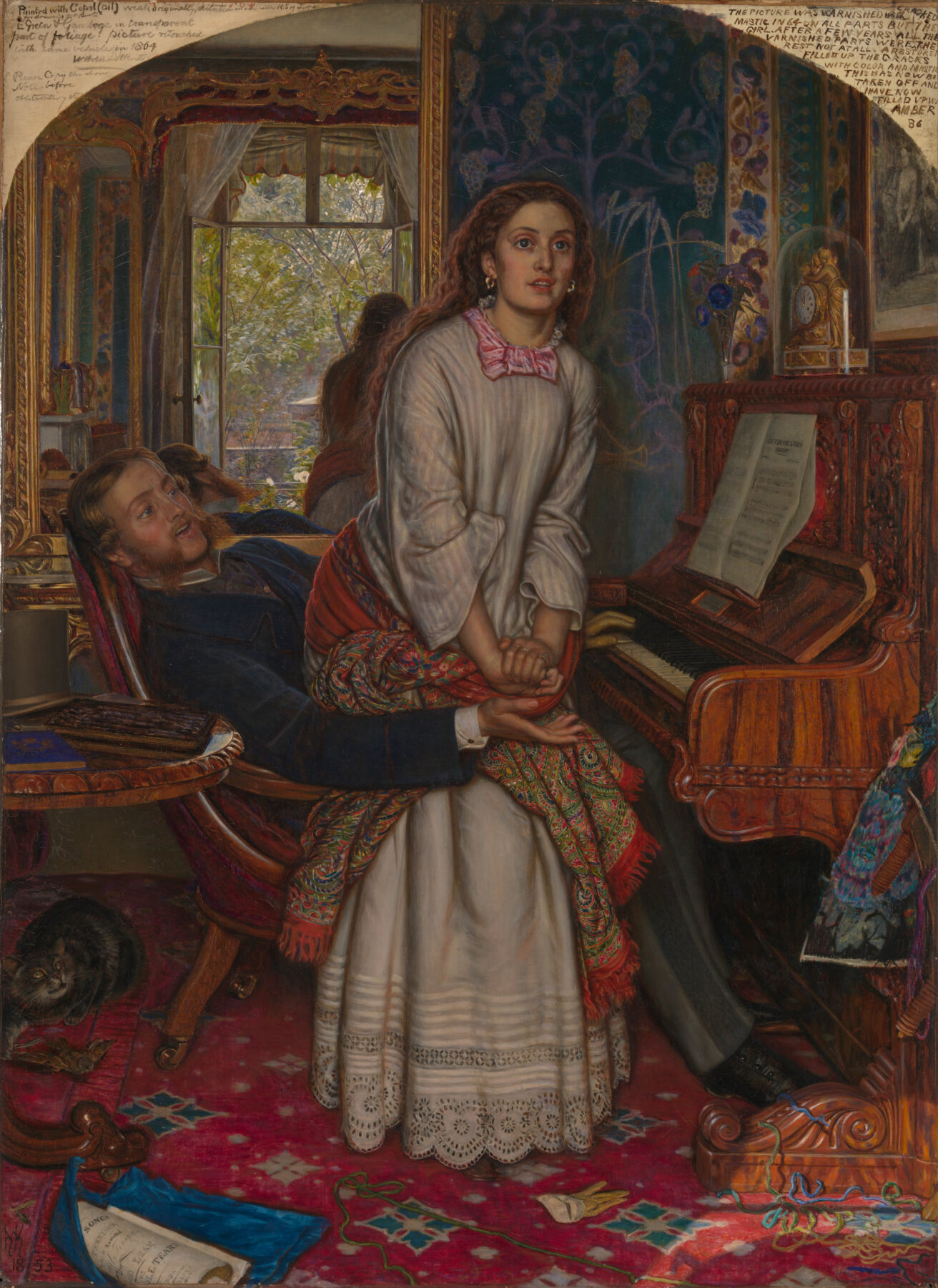 『良心の目覚め』 ウィリアム・ホルマン・ハント 1853年 油彩・キャンバス 76.2×55.9cm Tate Britain所蔵