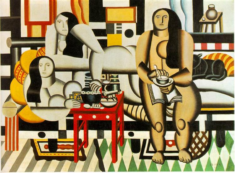 フェルナン・レジェ《三人の女性》1921年　油彩・キャンバス　ニューヨーク近代美術館（MoMA）