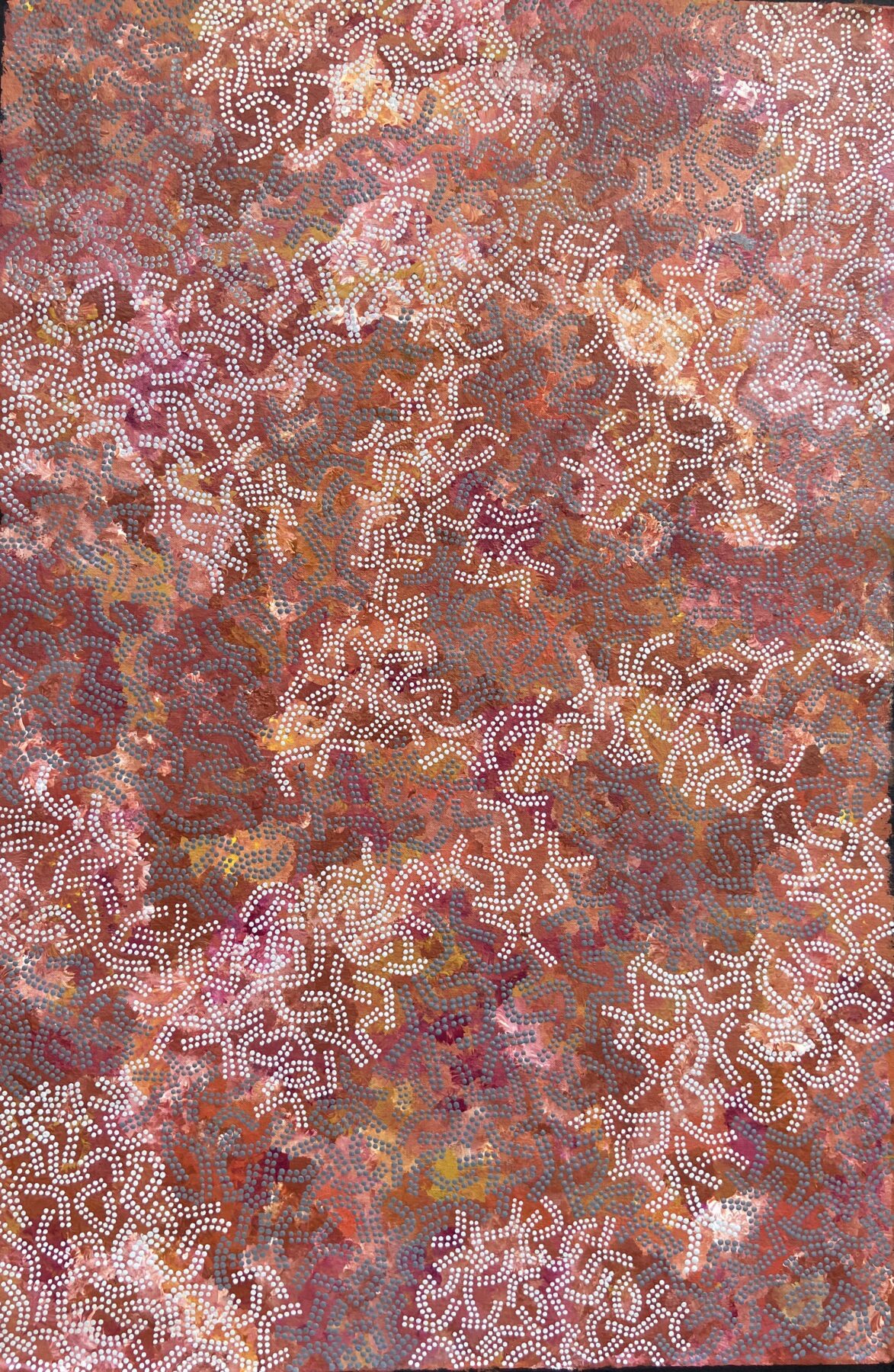 『Dancing-Track-ダンシングトラック』-Teresa-Pwerle-トリーザプーラ-46x69cm