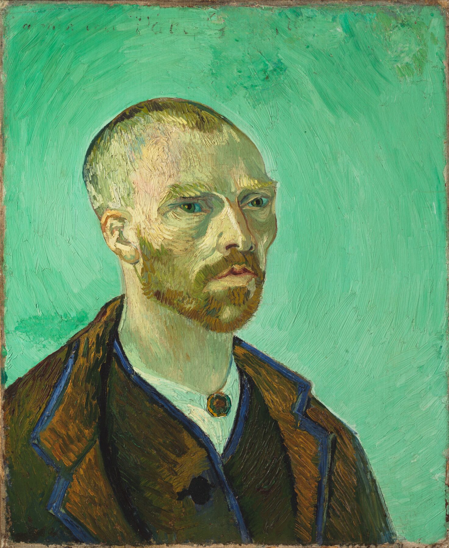 『ゴーギャンに捧げる自画像』フィンセント・ファン・ゴッホ　1888年　油彩・キャンバス　ハーバード美術館フォッグ美術館所蔵