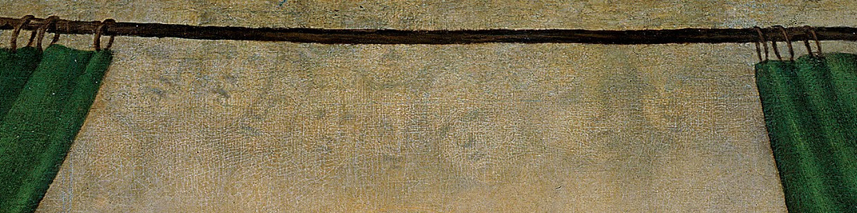 『システィーナの聖母』雲の中の天使の顔　ラファエロ　1512～1513年　油彩・キャンバス　アルテ・マイスター絵画館所蔵