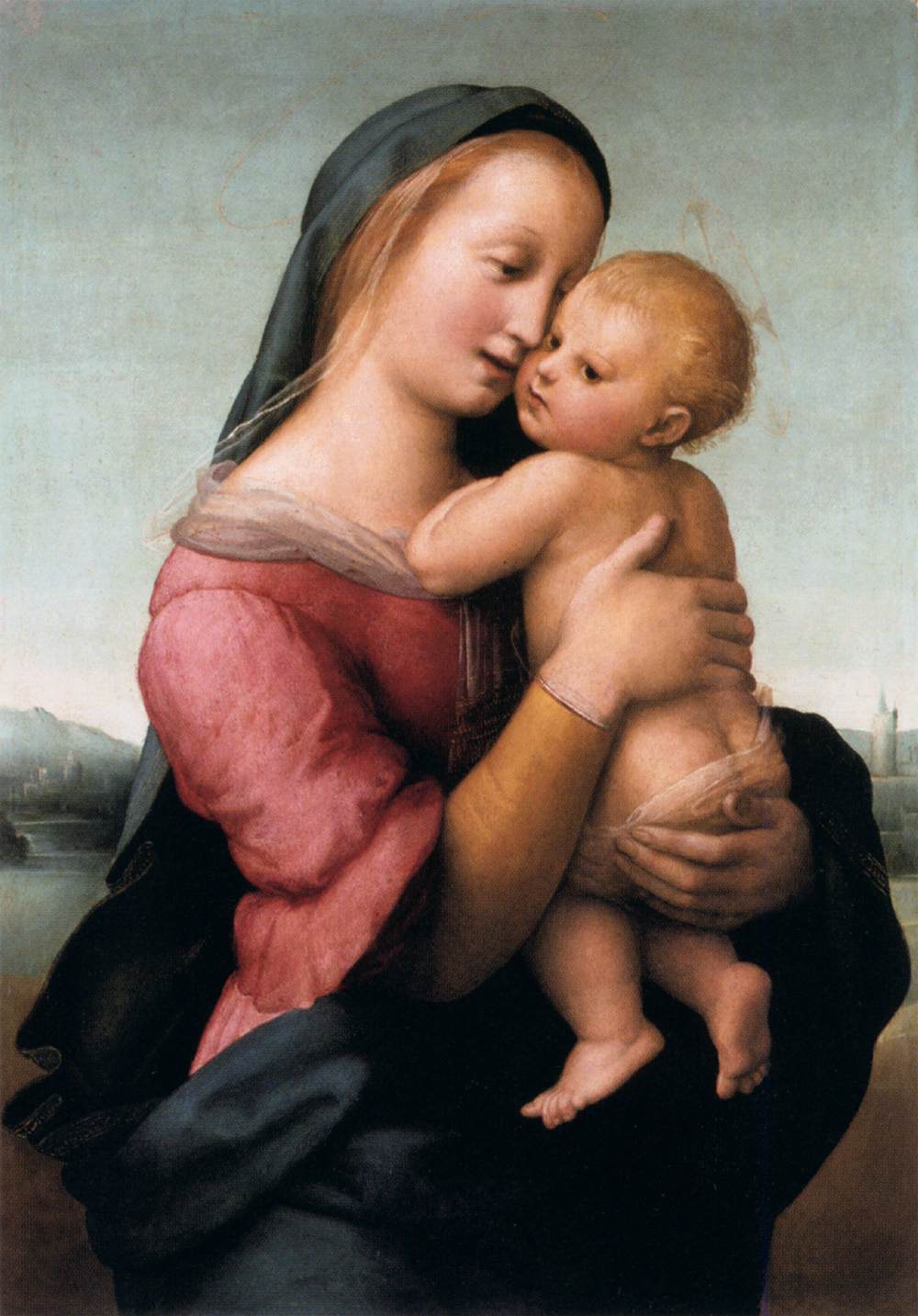 『テンピの聖母』　ラファエロ　1508年頃　油彩・板　アルテ・ピナコテーク所蔵