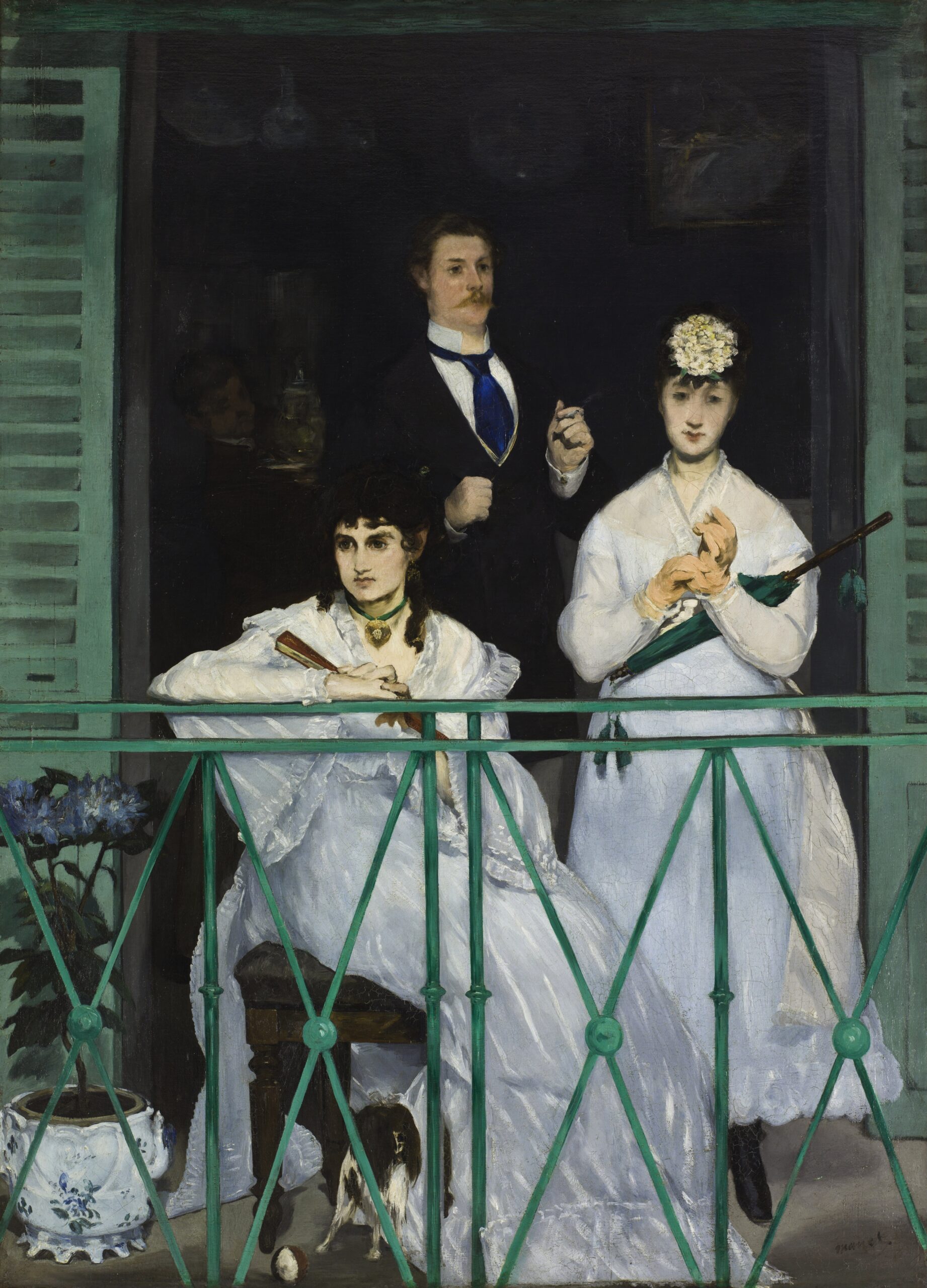 《バルコニー》／エドゥアール・マネ／1868～1869年／油彩・カンヴァス／170×125cm／オルセー美術館所蔵
