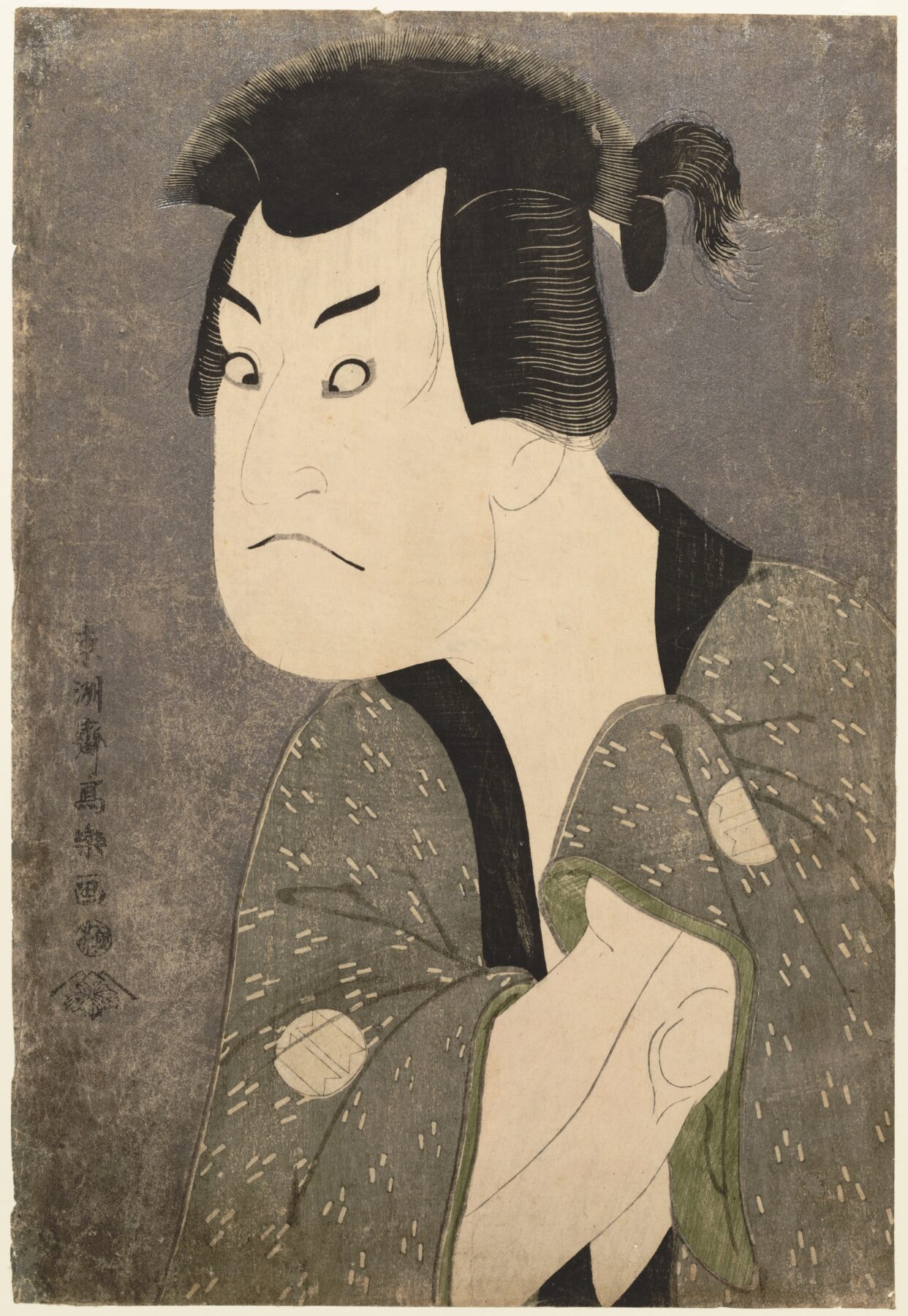 『三代目坂田半五郎の藤川水右衛門』 東洲斎写楽 1794年 大判錦絵