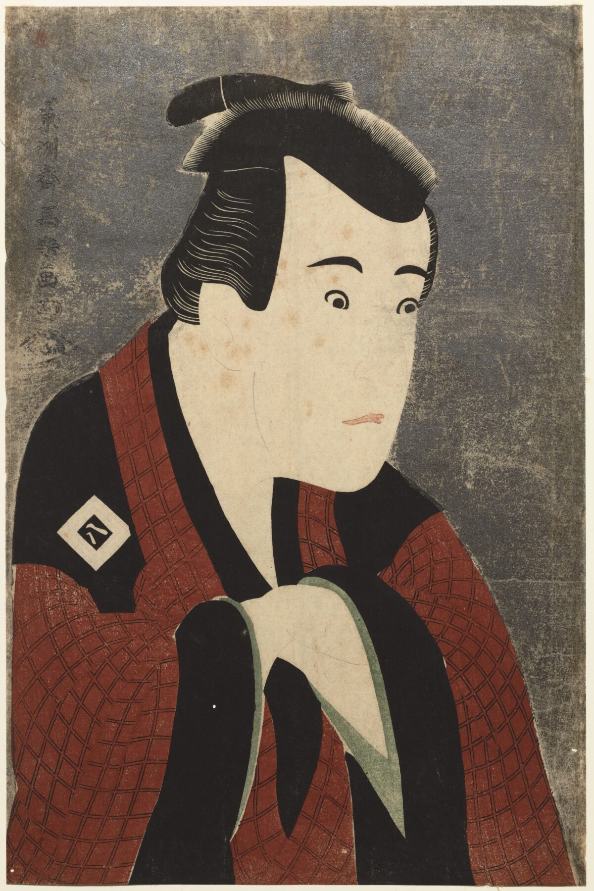 『三代目市川八百蔵の田辺文蔵』 東洲斎写楽 1794年 大判錦絵