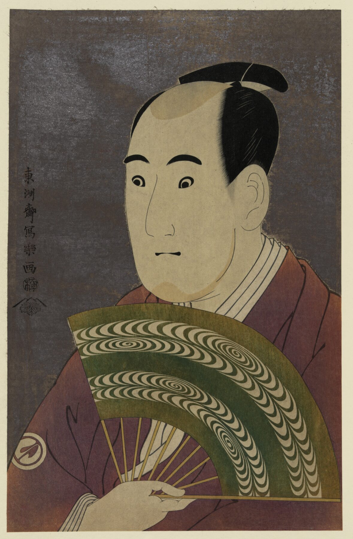 『三代目沢村宗十郎の大岸蔵人』 東洲斎写楽 1794年 大判錦絵