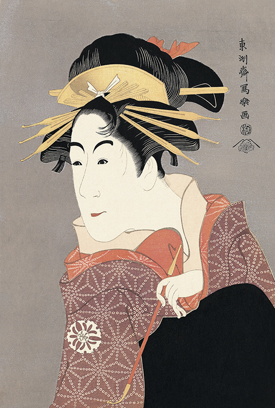 『初代松本米三郎の化粧坂の少将 実はしのぶ』 東洲斎写楽 1794年 大判錦絵