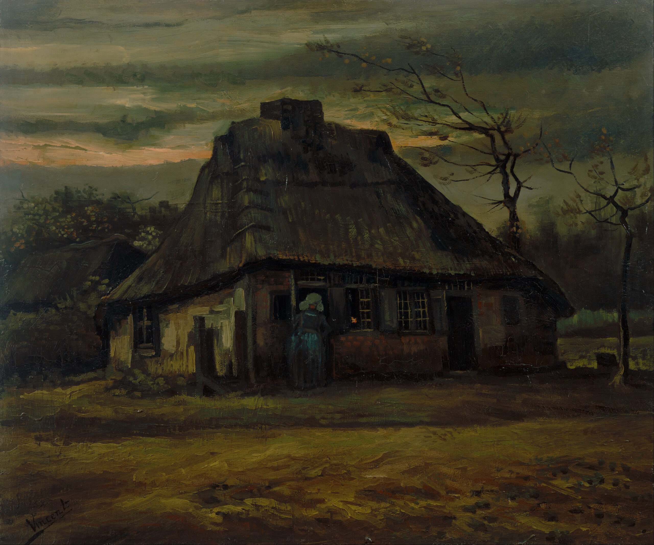 ゴッホ『小屋』1885年、ファン・ゴッホ美術館