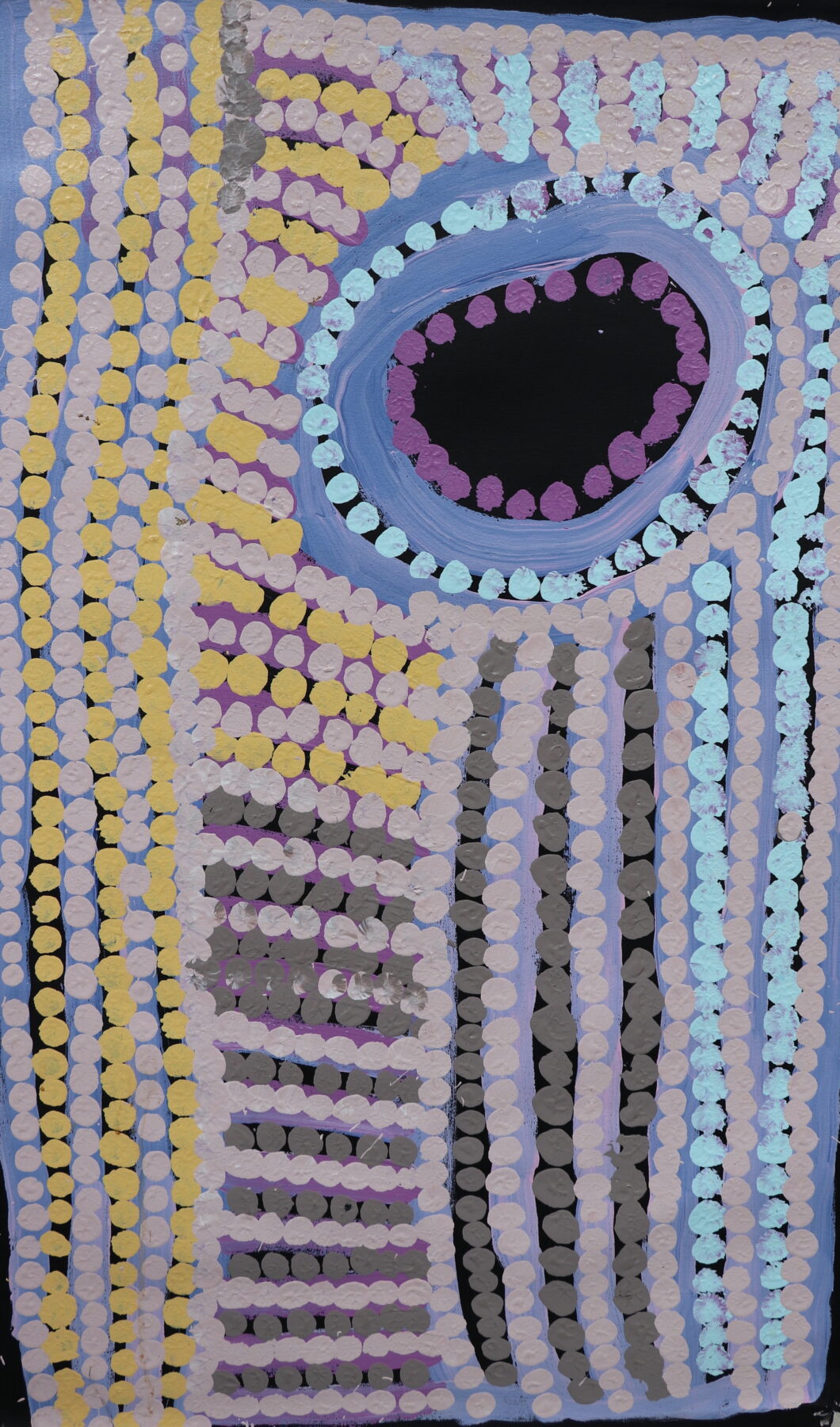 アボリジナルアート-『My-Country-マイカントリー』Tjawina-Porter-チャウィナ・ポーター-97x62cm