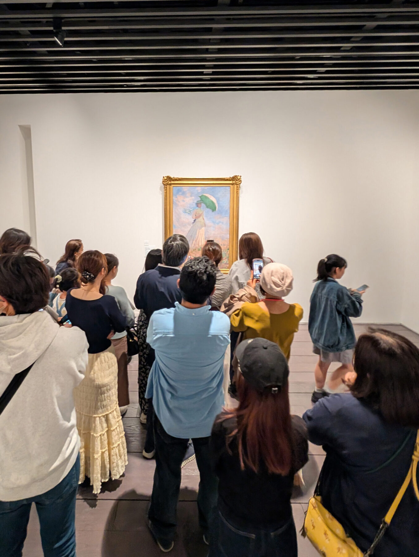 クロード・モネ―風景への問いかけ展 会期中の展示室の様子