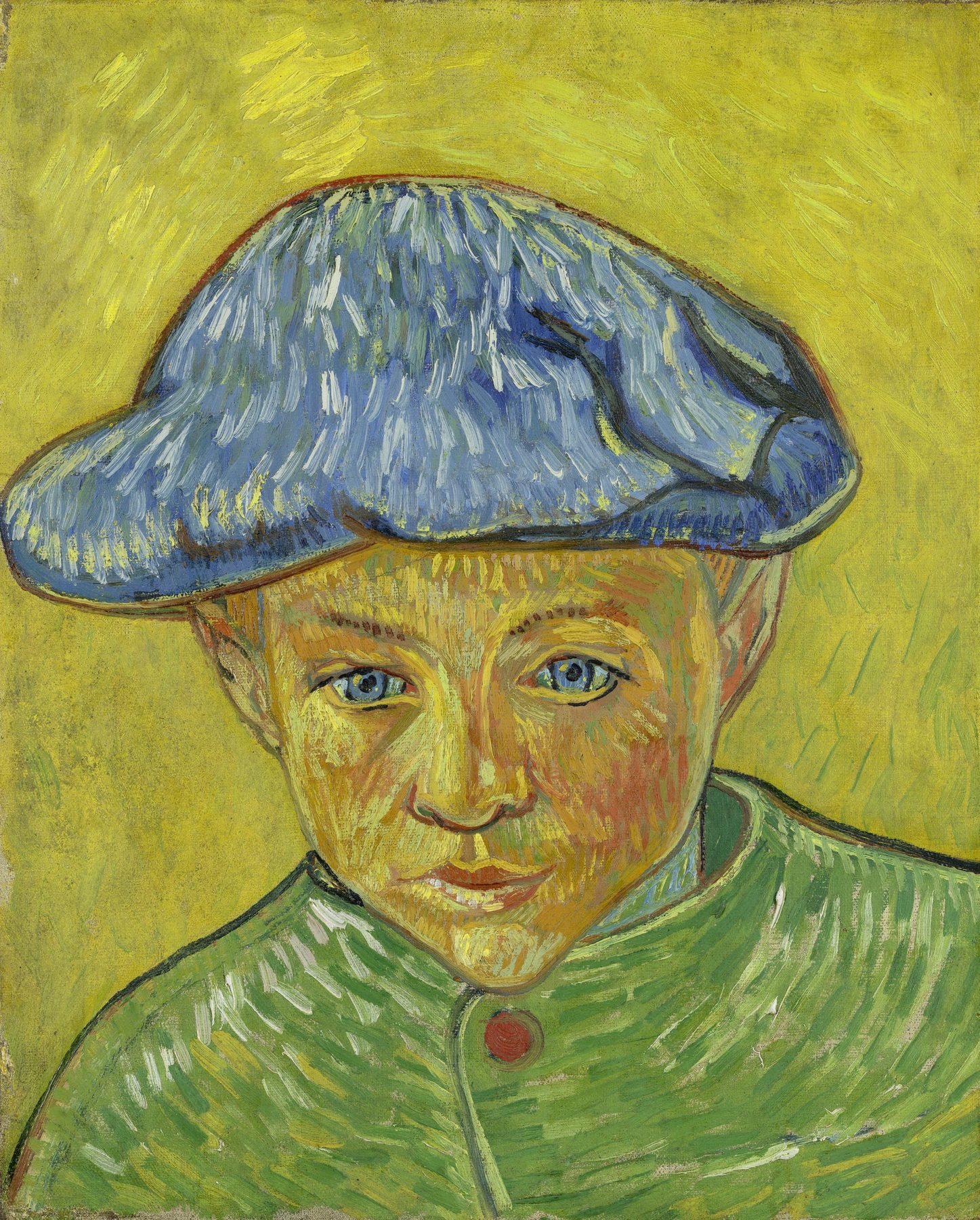 フィンセント・ファン・ゴッホ《カミーユ・ルーランの肖像》1888年、油彩・カンヴァス、40.5×32.5cm、ファン・ゴッホ美術館蔵／Van-Gogh-Museum-Amsterdam（Vincent-van-Gogh-Foundation）