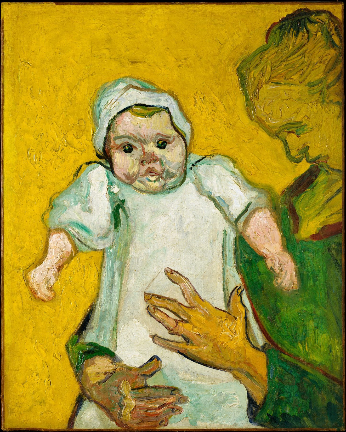 フィンセント・ファン・ゴッホ《ルーラン夫人と赤ん坊》1888年、油彩・カンヴァス、63.5×50.8cm、メトロポリタン美術館蔵