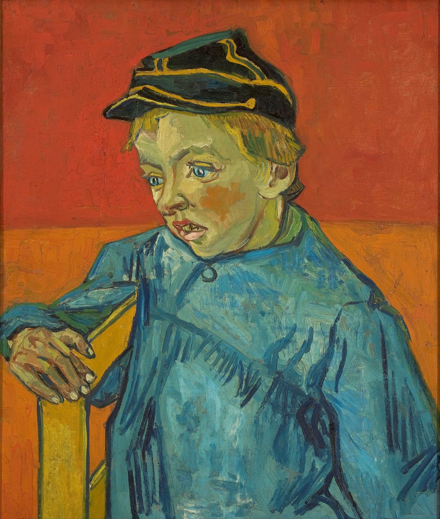 フィンセント・ファン・ゴッホ《中学生（カミーユ・ルーランの肖像）》1888年、油彩・カンヴァス、63.5×54cm、サンパウロ美術館蔵