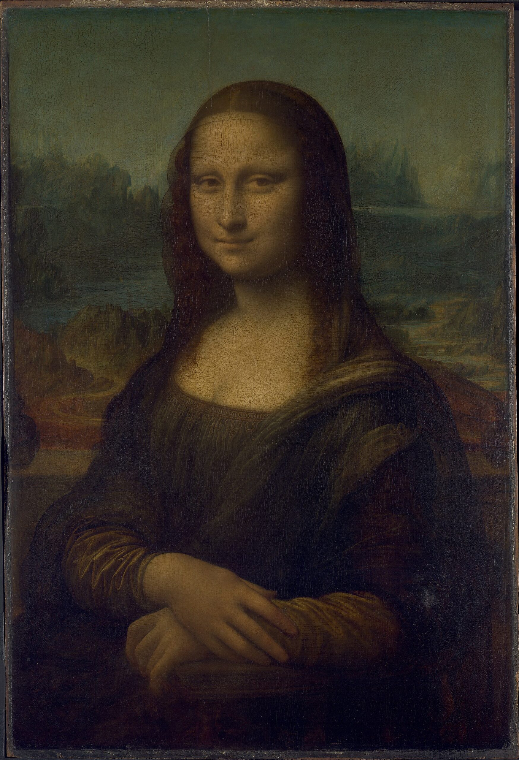 レオナルド・ダ・ヴィンチ『モナ・リザ』 1503年頃～1519年頃 油彩・ポプラ板 77×53cm ルーヴル美術館所蔵