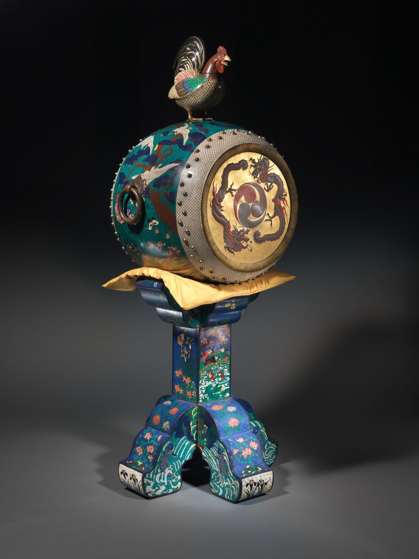 大太鼓、林小伝治に帰属、日本・愛知県、1873年頃、メトロポリタン美術館蔵