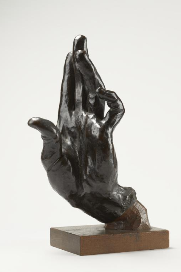 高村光太郎《手》　1918年頃　ブロンズ　38.6×14.5×28.7cm　東京国立近代美術館蔵　撮影：大谷一郎